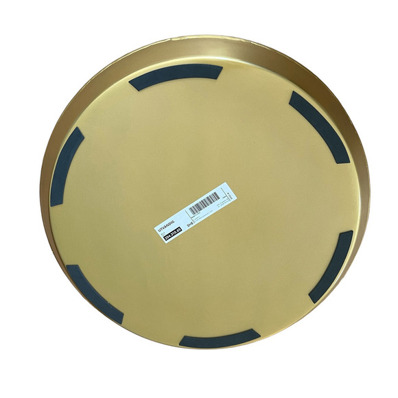IKEA UTVANDIG UTVÄNDIG Brass Color Metal Candle Dish 16" - Picture 2 of 2